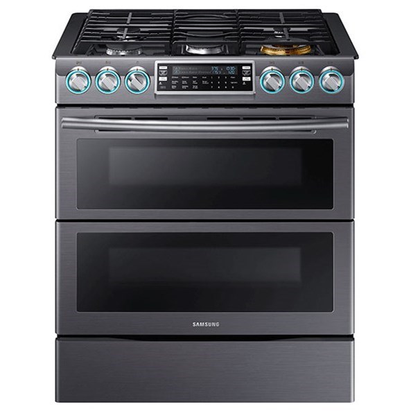 Samsung Appliances 5 8 Cu Ft Slide In Gas Flex Duo Range With