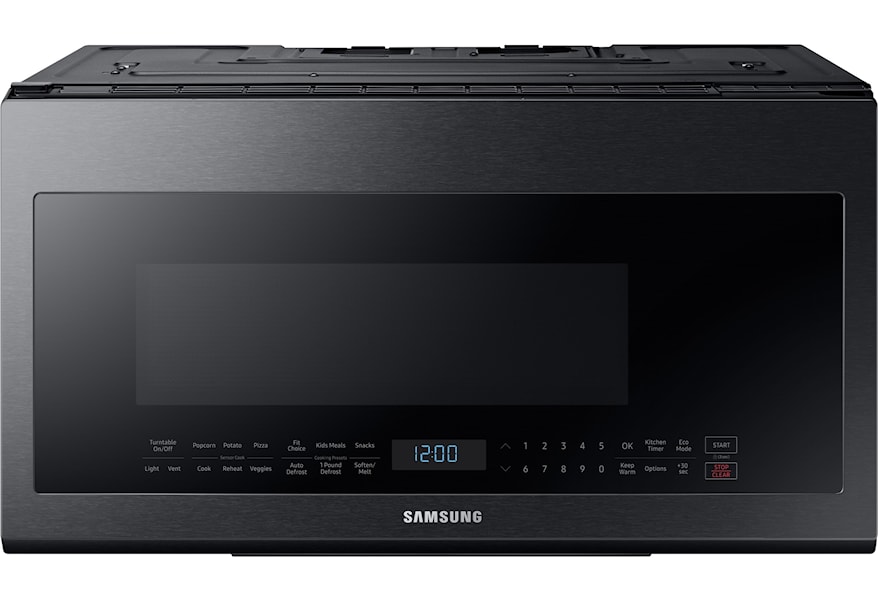 Samsung Appliances ME21M706BAG 2.1 cu. ft. Over The Range Microwave | Furniture and ApplianceMart | Microwaves - Over The Range