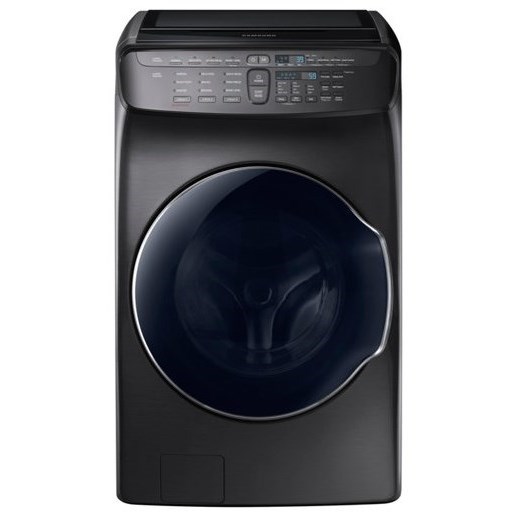 Samsung Appliances Wv9600 5 5 Total Cu Ft Flexwash Washer Sheely S Furniture Appliance Washers Front Load