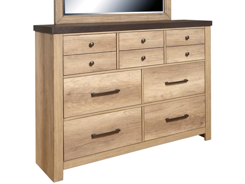 Samuel Lawrence Barnwood Casual 7 Drawer Dresser Value City