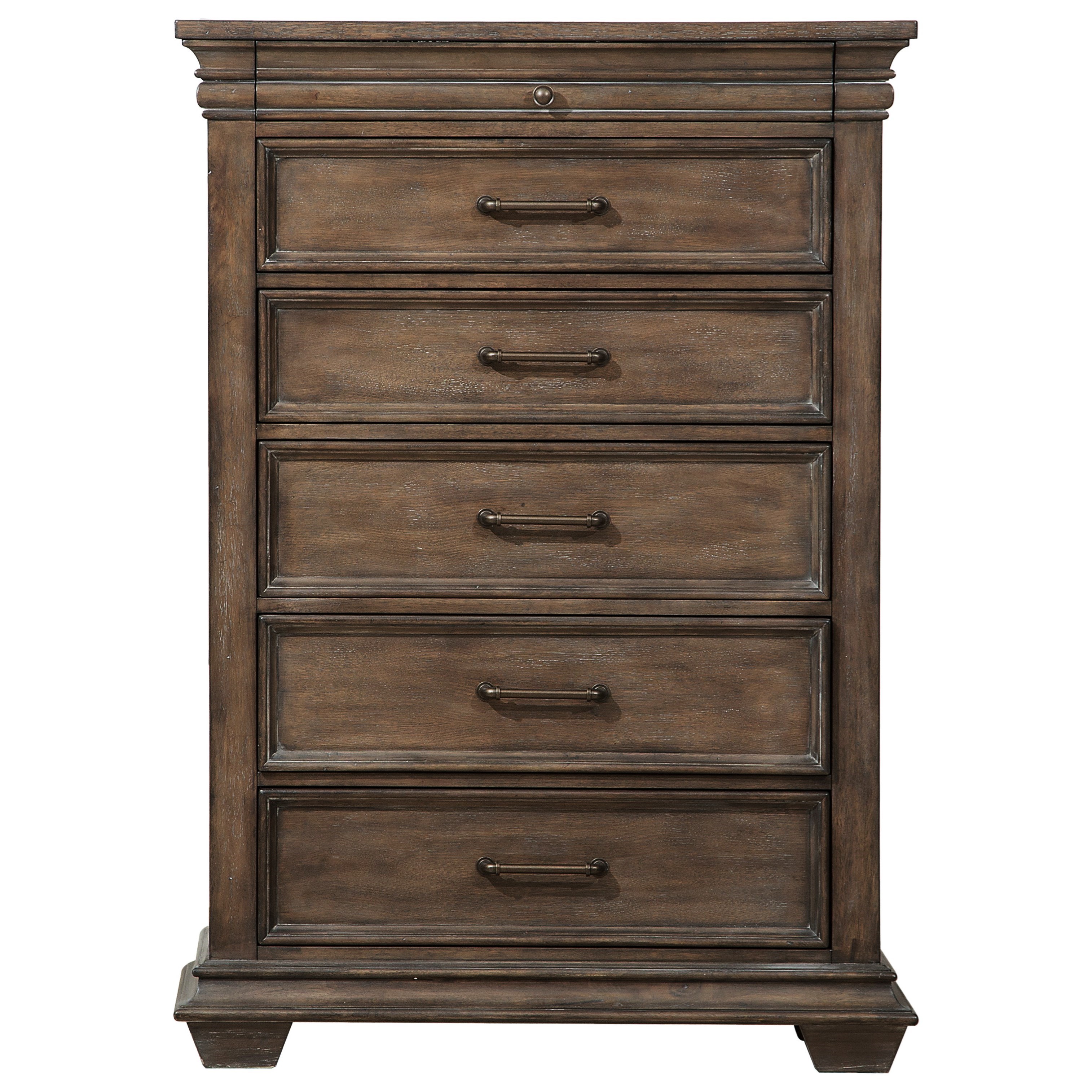 Samuel Lawrence Camden 6 Drawer Chest In Aged Brandy Finish
