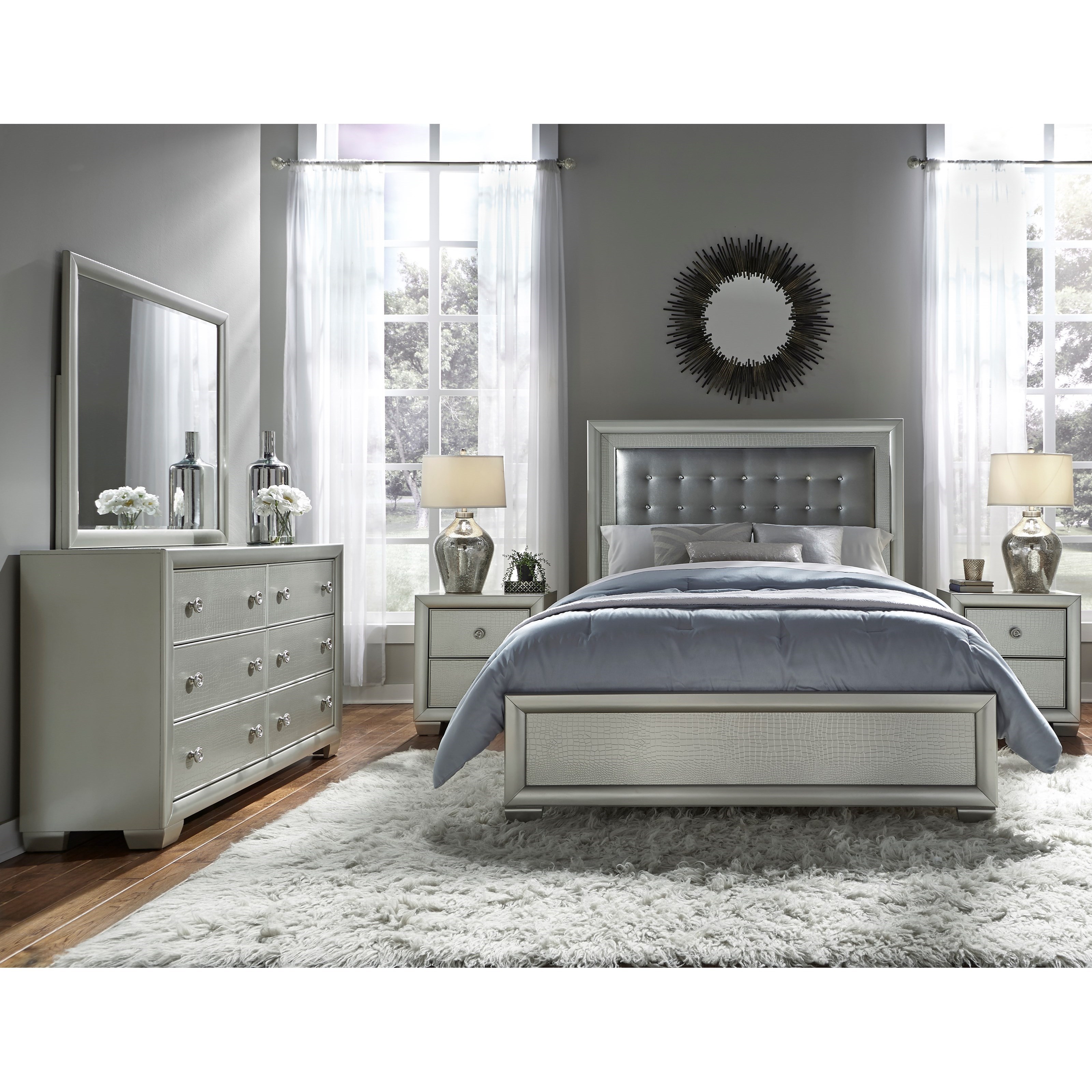 Samuel Lawrence Celestial King Bedroom Group Nassau Furniture