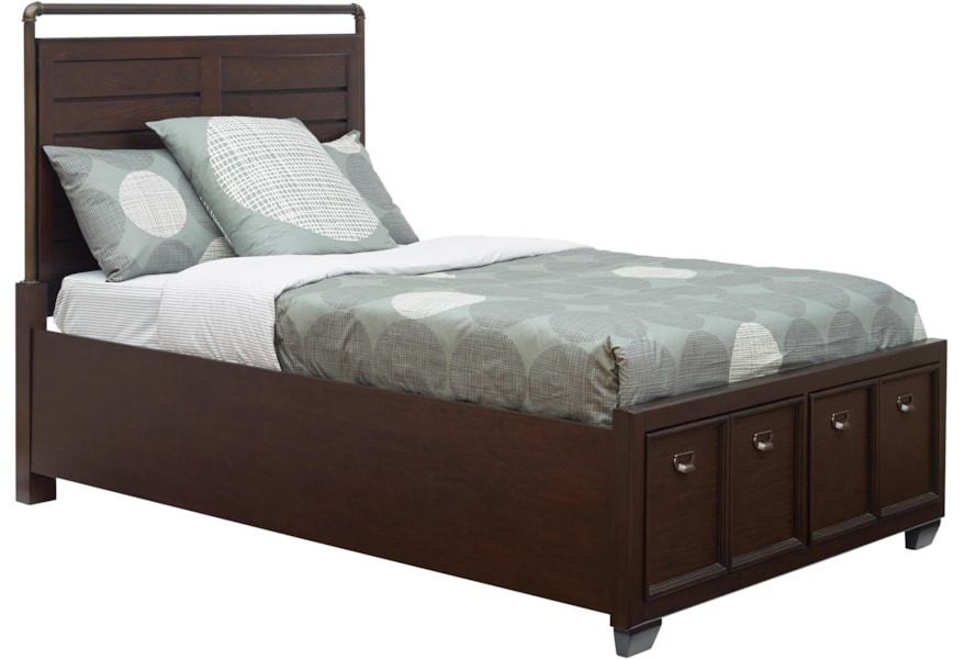 Samuel Lawrence Clubhouse Casual Twin Bed With Underbed Storage