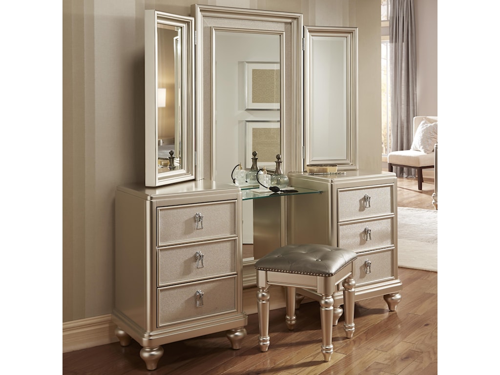 Samuel Lawrence Diva Vanity Tri View Mirror Royal Furniture