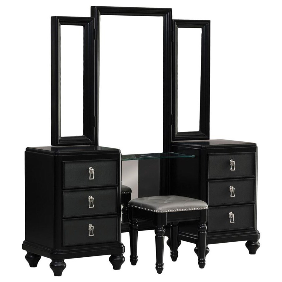 makeup vanity dresser combo