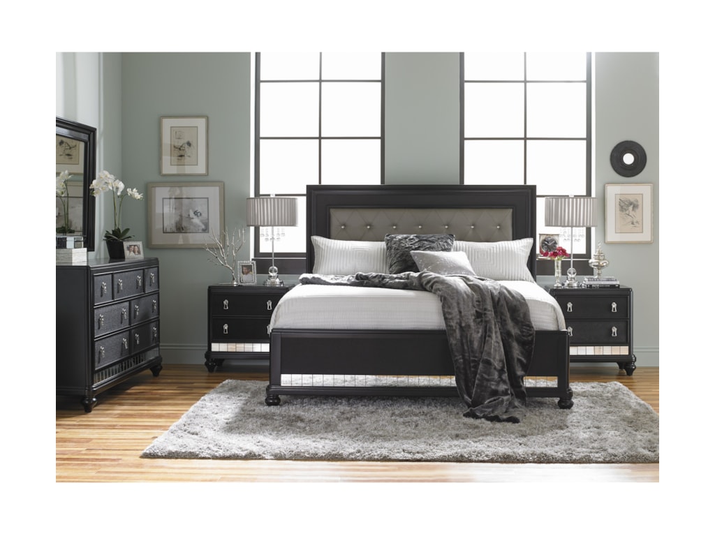 Samuel Lawrence Diva MidnightKing Panel Bed