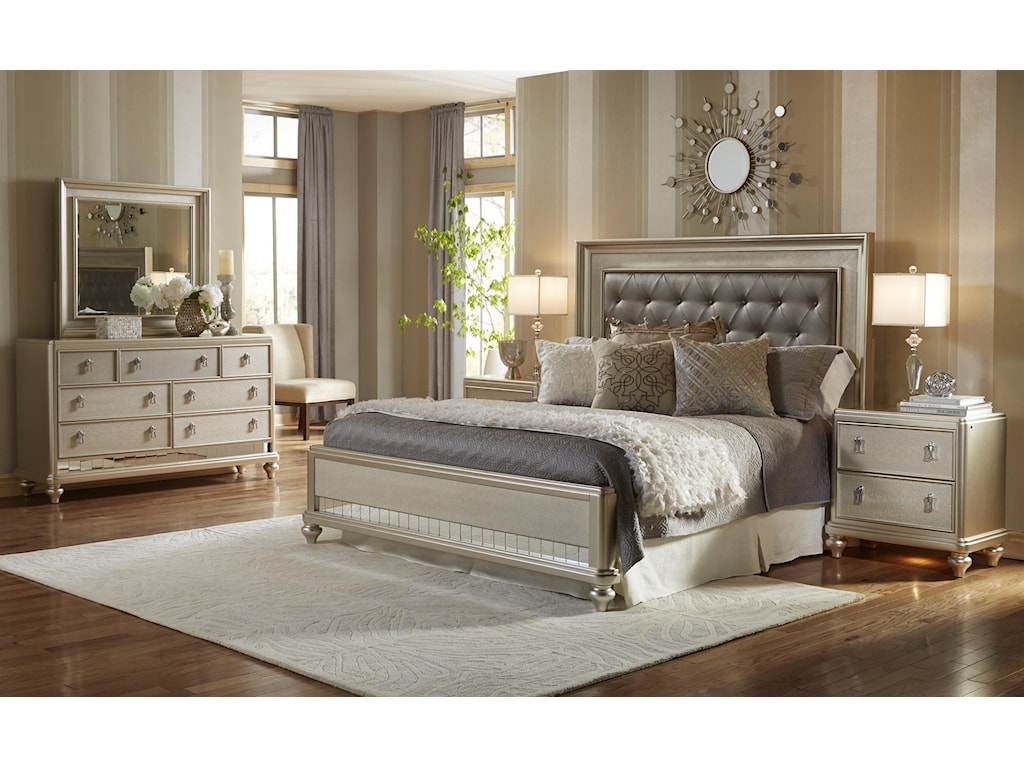 Samuel Lawrence Diva Queen 6 Piece Bedroom Group Royal Furniture