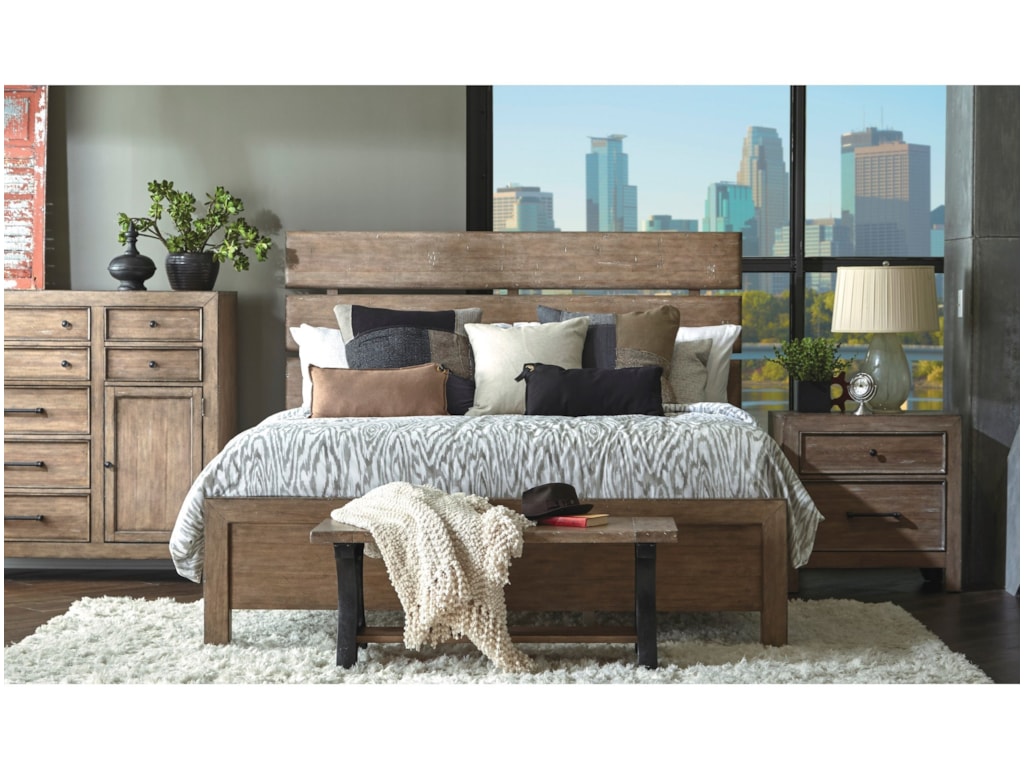 Samuel Lawrence FlatbushQueen Plank Bed