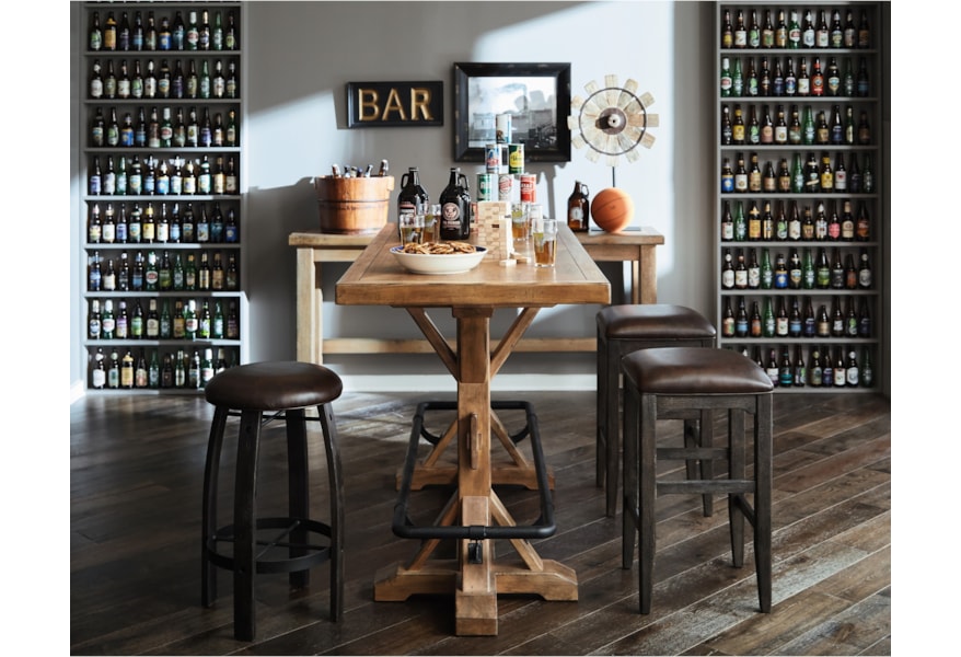 Samuel Lawrence Furniture City Brewing Blonde Bar Height Stand
