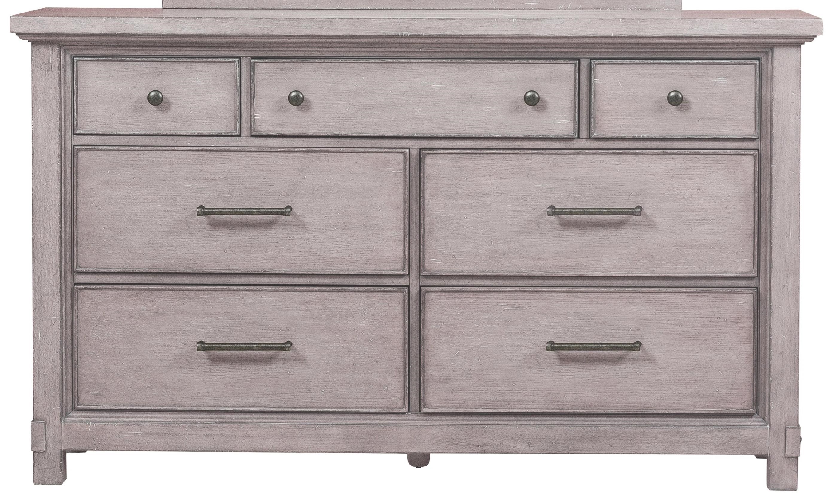 Samuel Lawrence Prospect Hill 7 Drawer Dresser With Iron Hardware