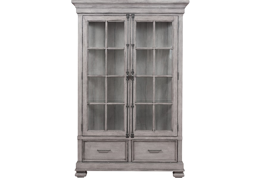 Samuel Lawrence Prospect Hill Curio China Cabinet With Canister