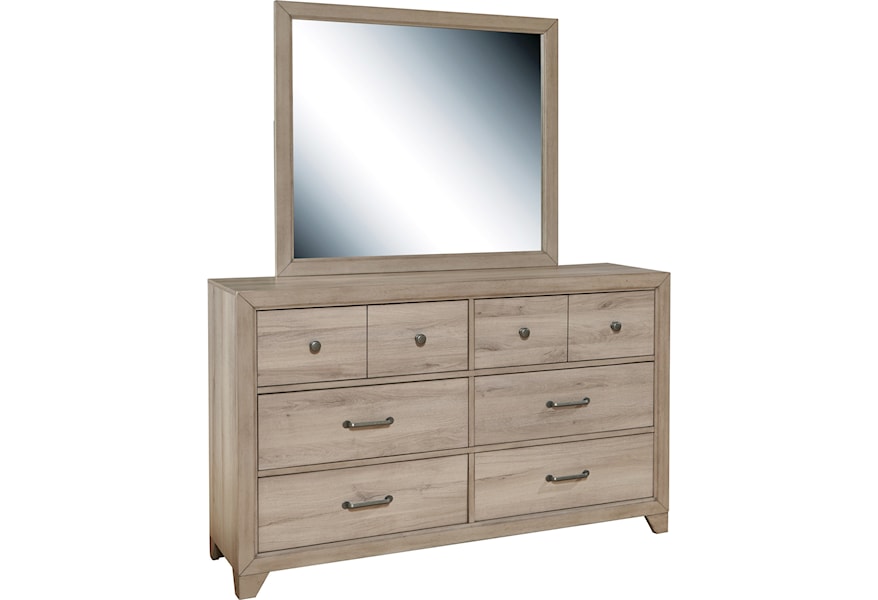 Samuel Lawrence River Creek Contemporary 6 Drawer Dresser And