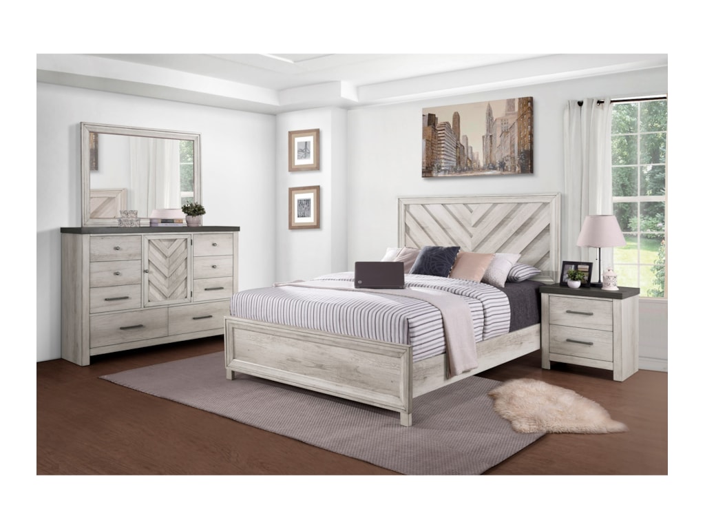 Samuel Lawrence RiverwoodQueen Panel Bed