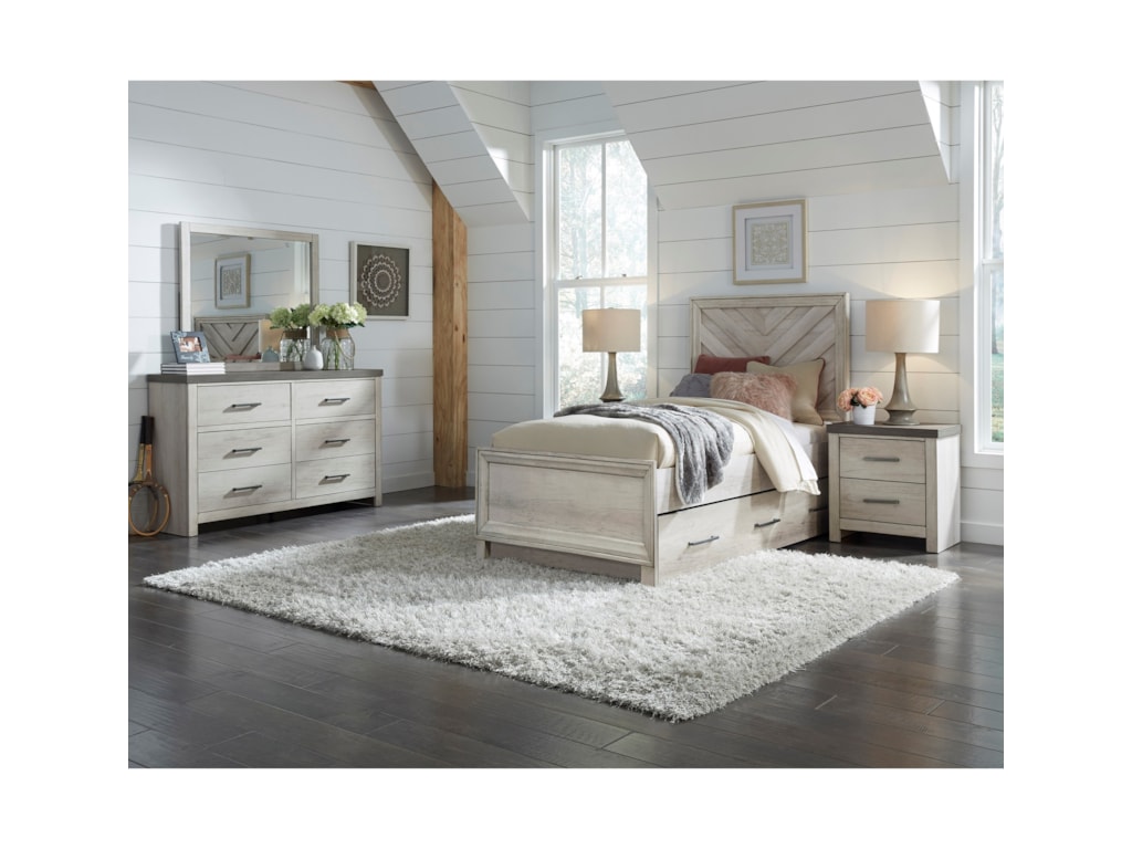 Samuel Lawrence RiverwoodTwin Panel Bed