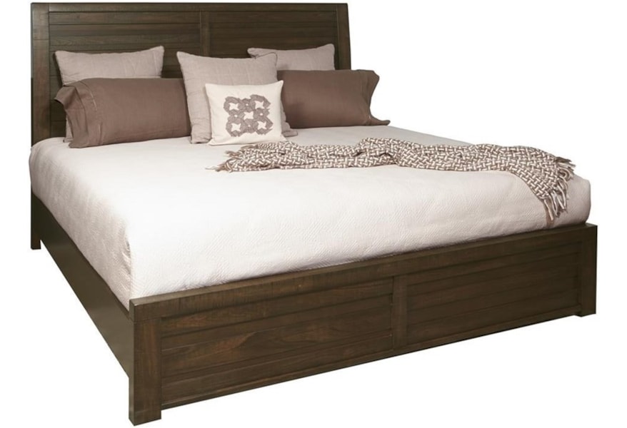 Samuel Lawrence Rutherford Queen Bed With Staggered Planking Morris Home Panel Beds