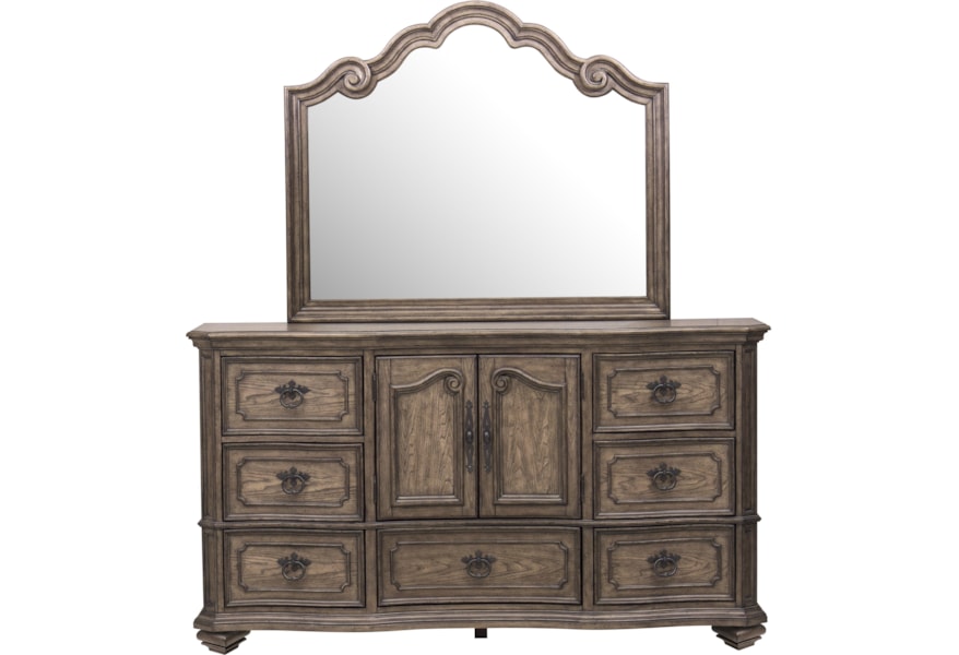 Samuel Lawrence Santa Barbara Traditional Dresser And Mirror Set