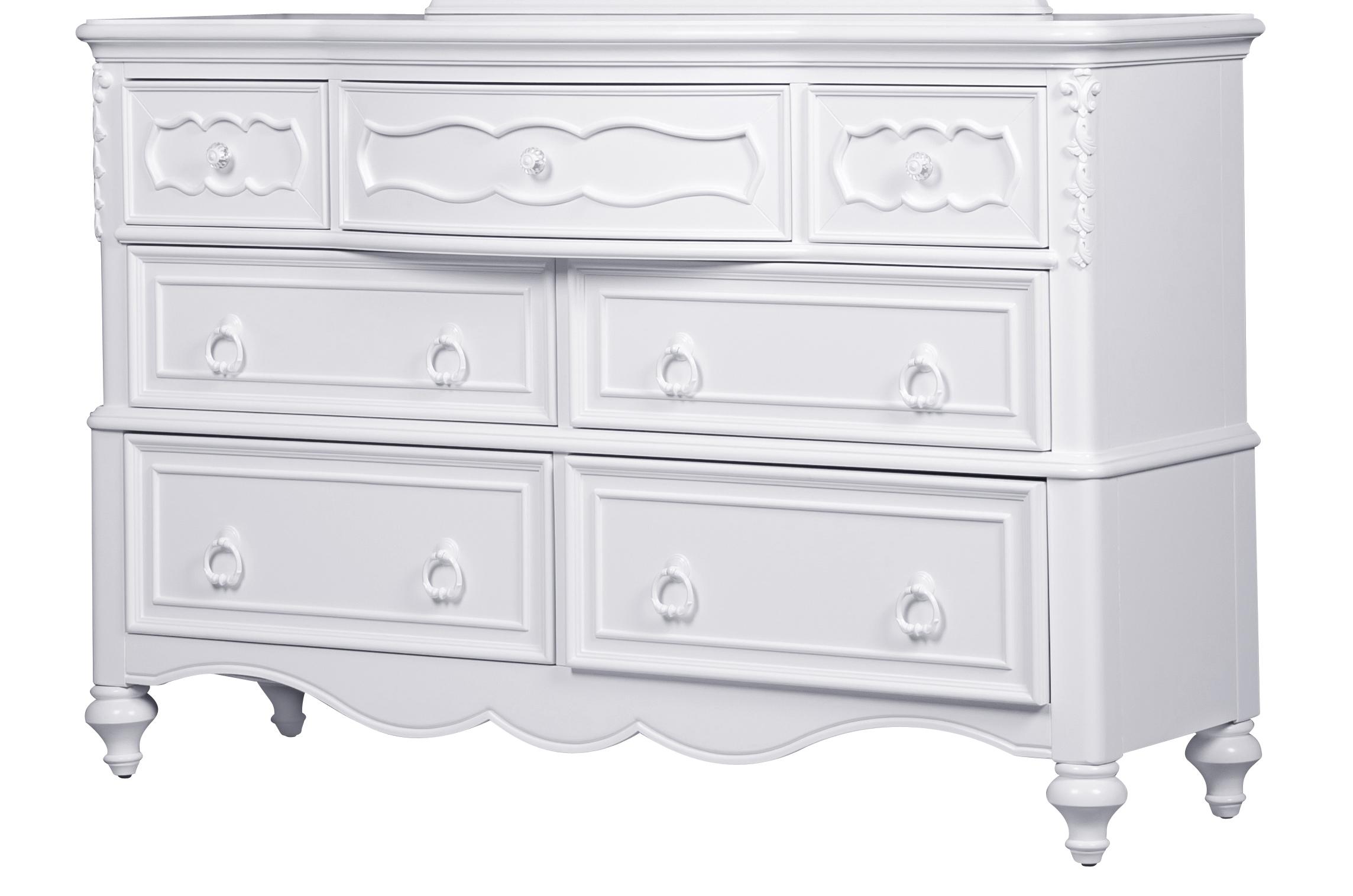 Samuel Lawrence Sweetheart Youth 7 Drawer Dresser With Decorative