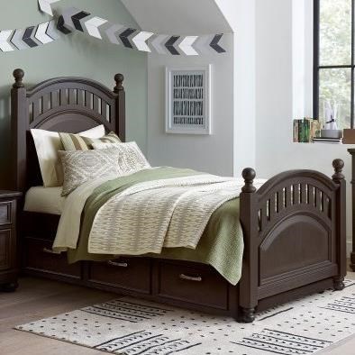 Samuel Lawrence Tundra Twin Poster Bed With Trundle Storage Unit Dream Home Interiors Panel Beds Explore our unique collection of trundle beds at cuckooland. dream home interiors