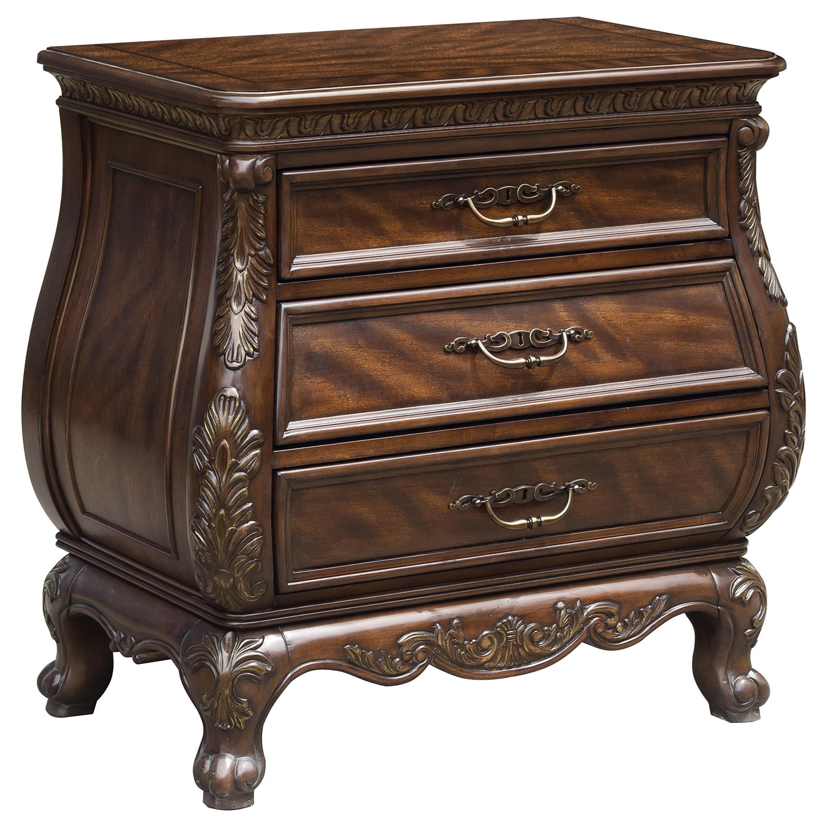 Samuel Lawrence Vintage Traditional Nightstand With Drawers Rooms For Less Nightstands