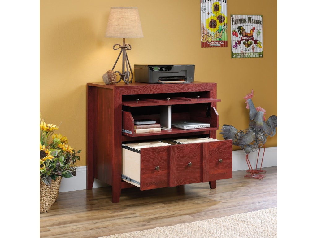 Sauder 420319 Console With File Conlin S Furniture File Cabinets