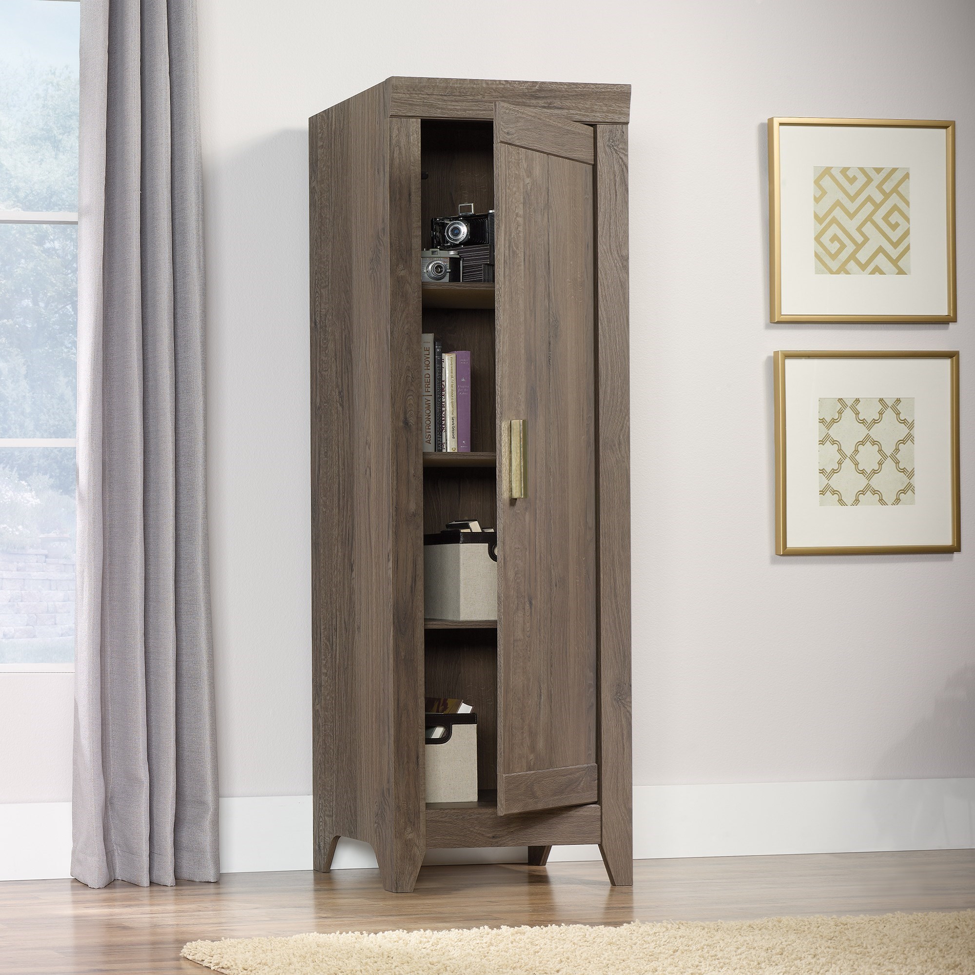 Sauder Adept Storage 418138 Narrow Storage Cabinet Becker