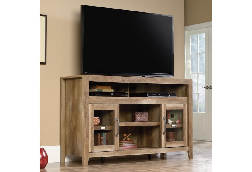 Sauder Dakota Pass 419119 Rustic Finish Entertainment Credenza