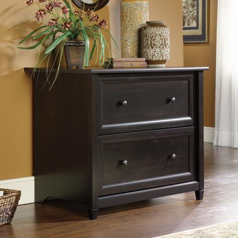 Sauder Edge Water 409044 2 Drawer Lateral File Cabinet Corner
