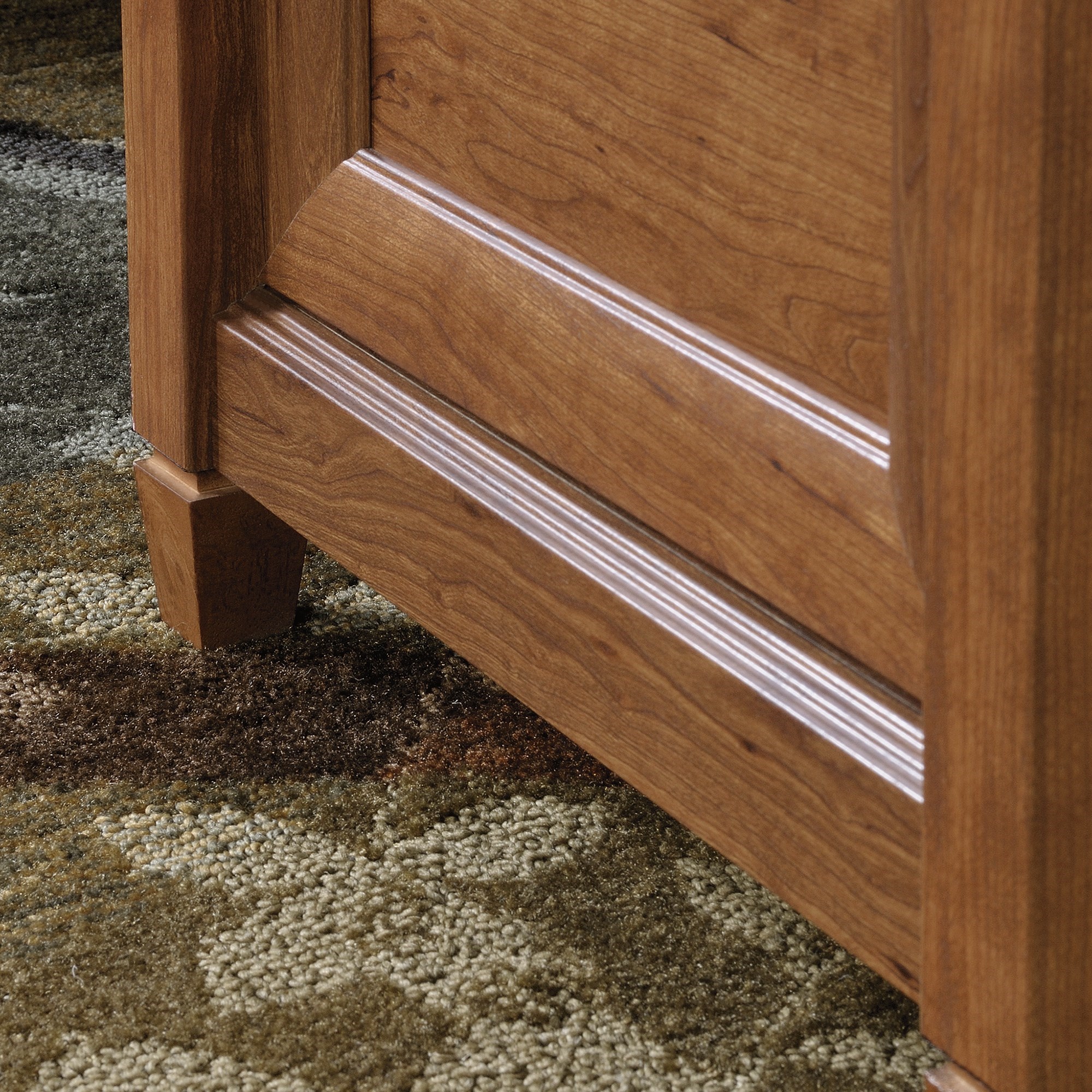 Sauder Edge Water 419100 Executive Desk With Keyboard Drawer And 2