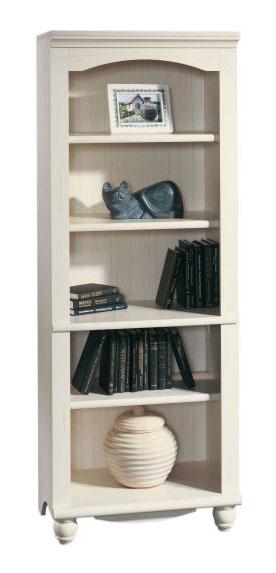 Sauder Harbor View 158085 Antique Finished 4 Shelf Open Library