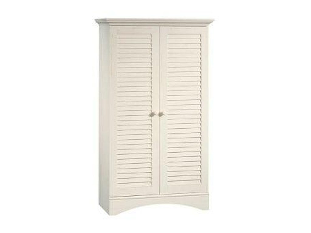 Sauder Harbor View Louver Detailed 2 Door Storage Cabinet