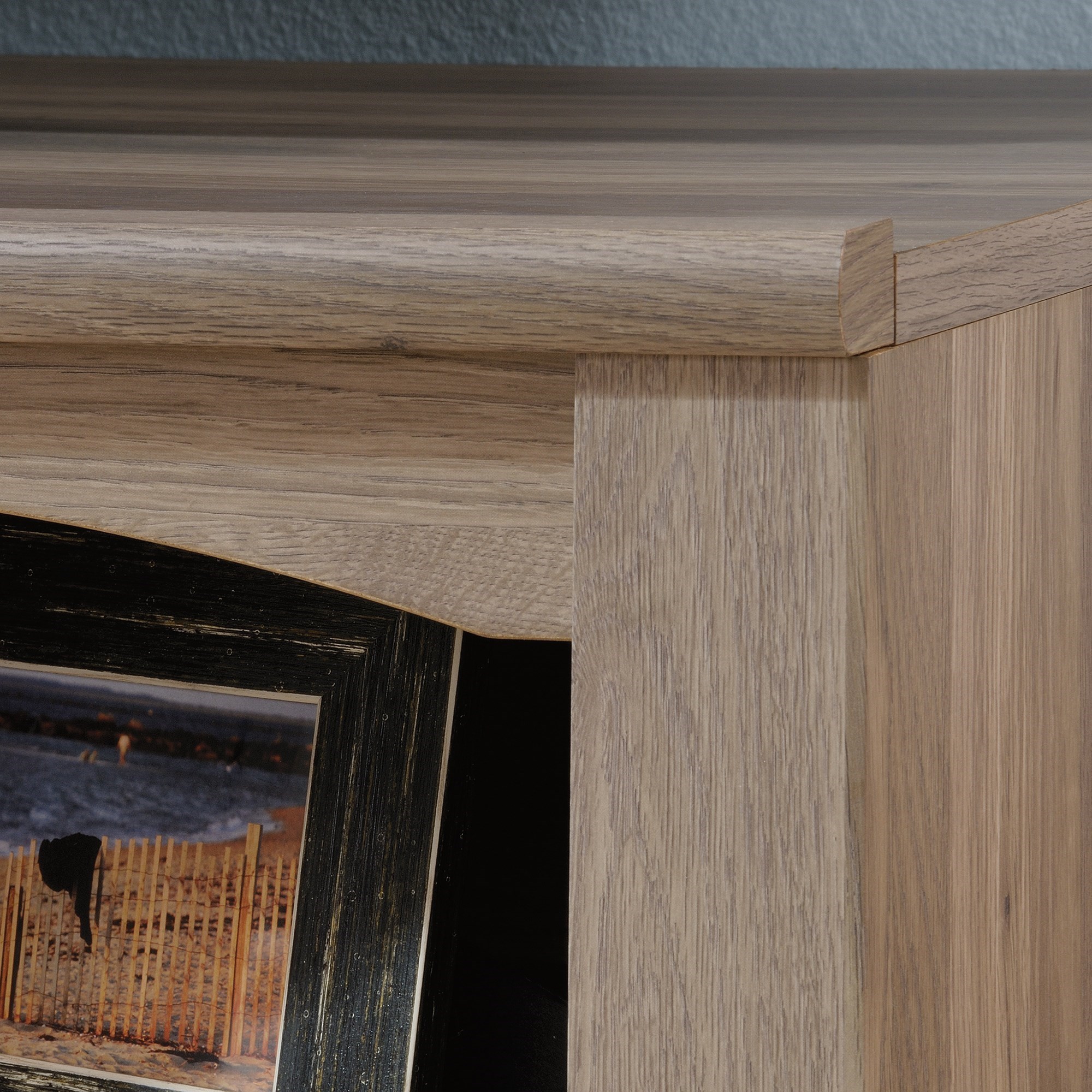 Sauder Harbor View 415055 62 Louver Door Entertainment Credenza