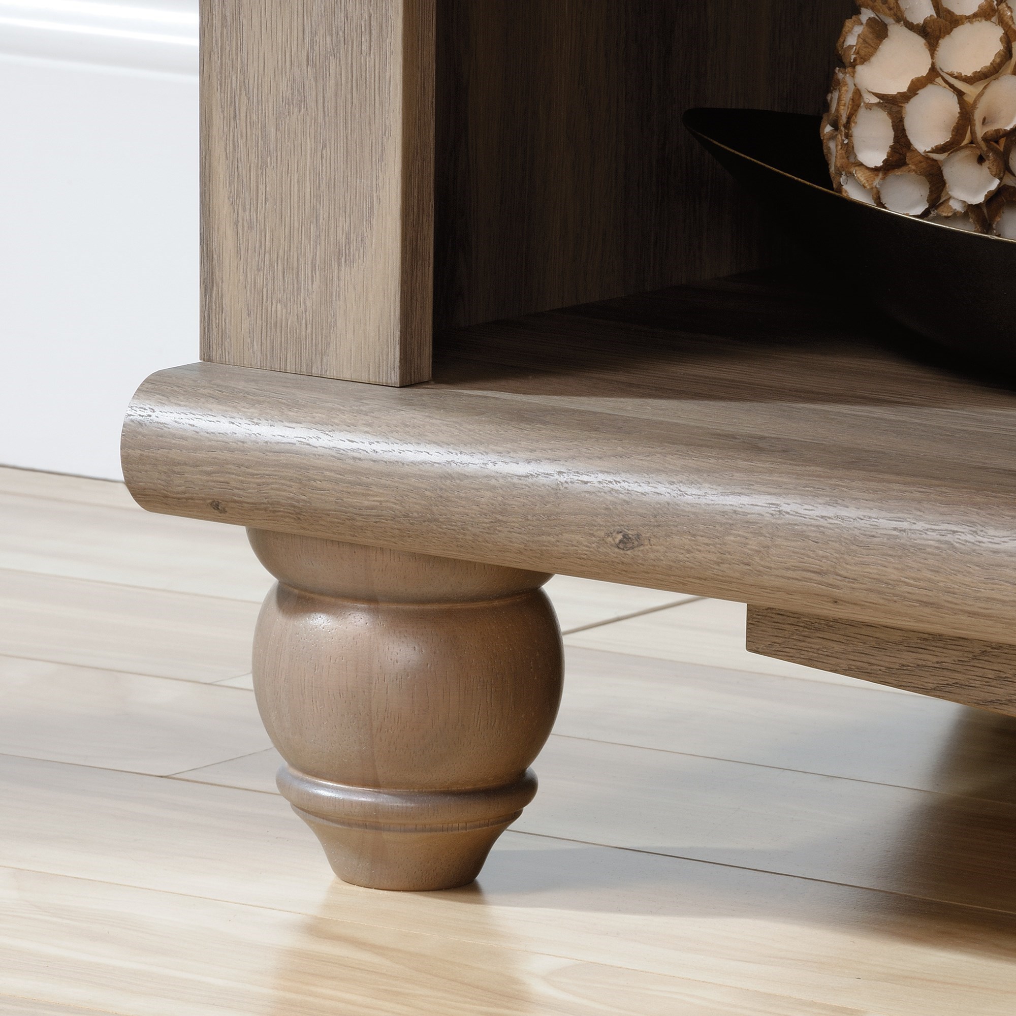 Sauder Harbor View 415055 62 Louver Door Entertainment Credenza