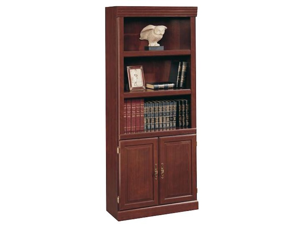 Sauder Heritage Hill Traditional 2 Shelf 2 Door Bookcase