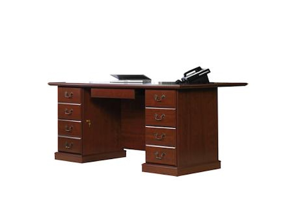 Sauder Heritage Hill 109843 Traditional Double Pedestal Executive