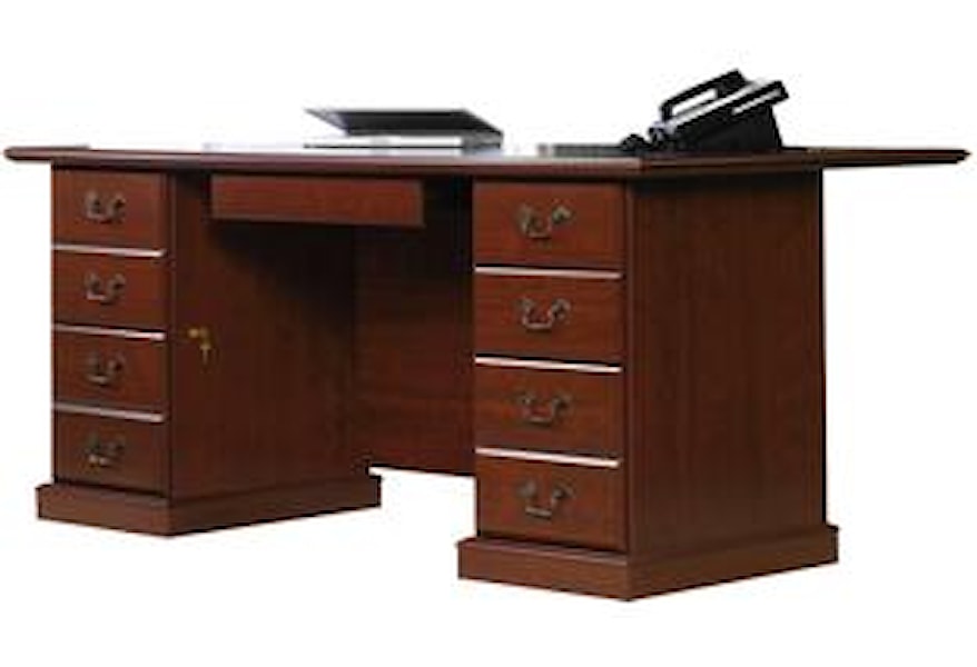 Sauder Heritage Hill Traditional Double Pedestal Executive Office
