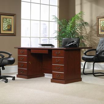 The Willow Falls Collection Executive Desk Model No 8144-103 