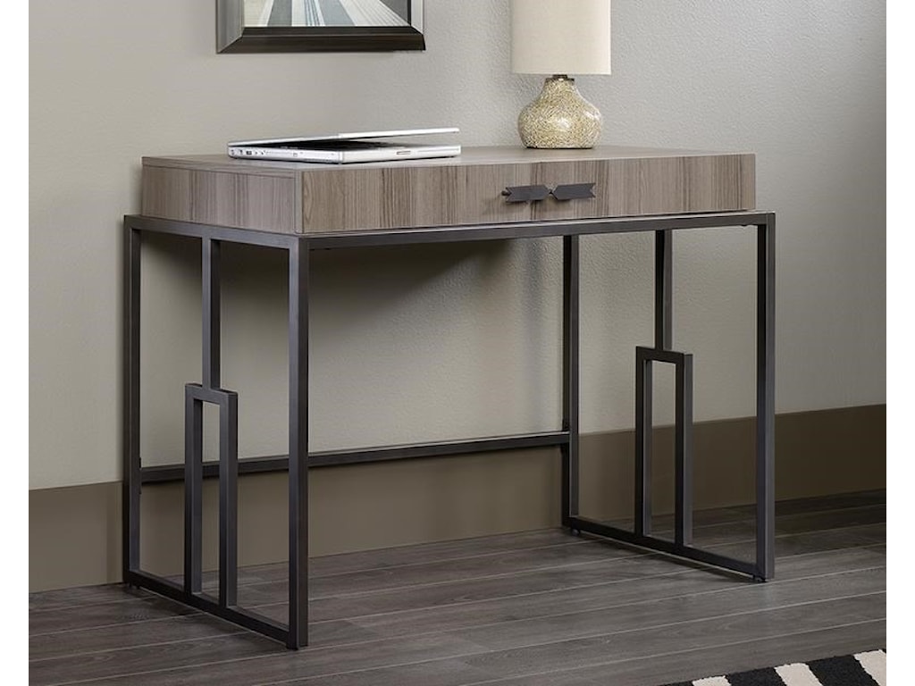Sauder Home Office 417843 Grey Writing Desk Sam Levitz Furniture