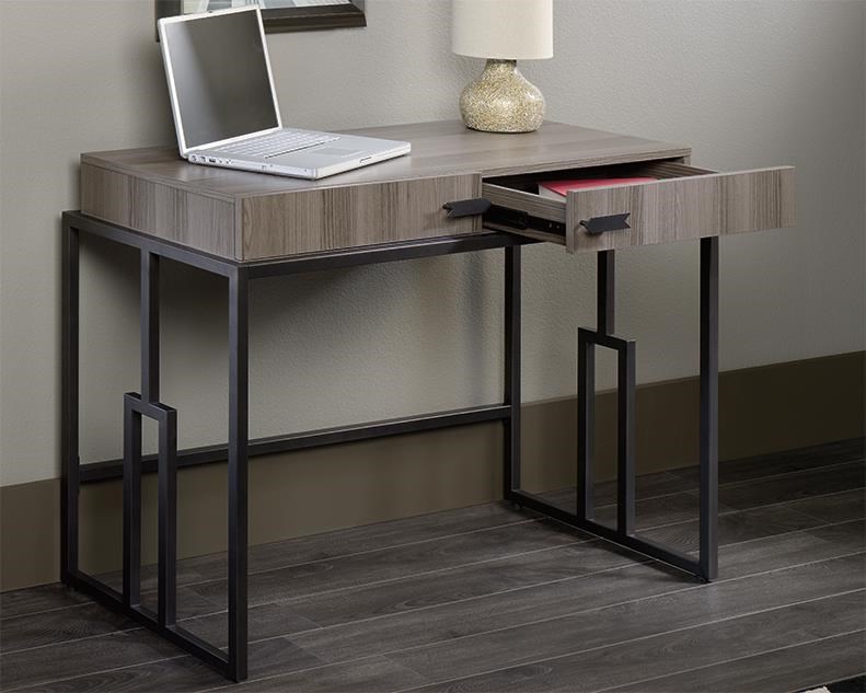 Sauder Home Office 417843 Grey Writing Desk Sam Levitz Furniture