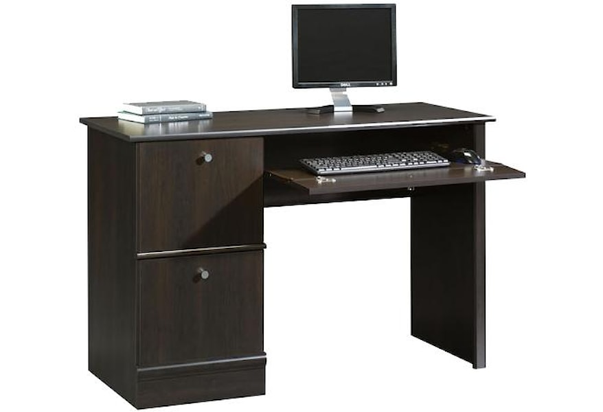 Sauder Home Office 408995 Casual Computer Desk With Keyboard Tray