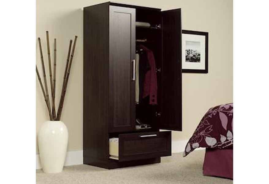 Sauder Homeplus 411312 Contemporary Wardrobe Storage Cabinet