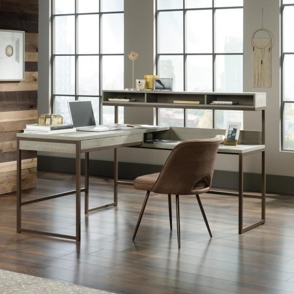 Sauder Manhattan Gate L Shaped Desk Darvin Furniture L Shape Desks Is this chair also sold by home depot? manhattan gate l shaped desk