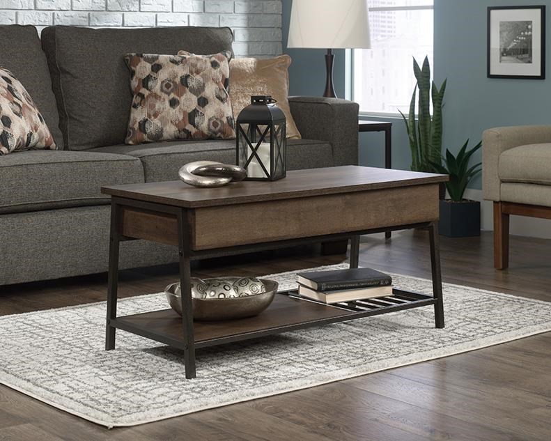 Sauder North Avenue Lift Top Coffee Table Red Knot Cocktail