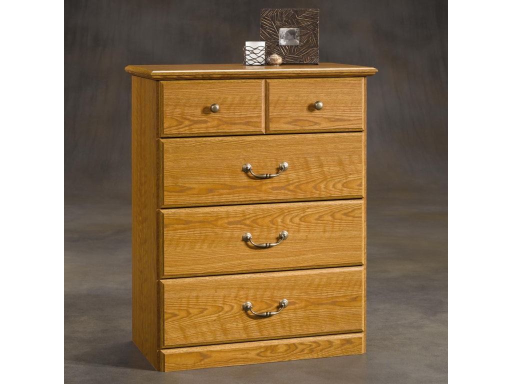 Sauder Orchard Hills 401291 4 Drawer Chest Of Drawers Becker Sauder Orchard Hills4 Drawer Chest