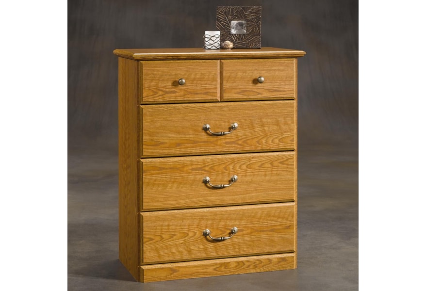 Sauder Orchard Hills 401291 4 Drawer Chest Of Drawers Corner