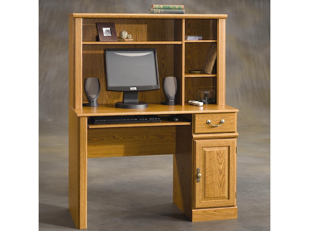 Sauder Orchard Hills 401353 Computer Desk And Hutch Becker