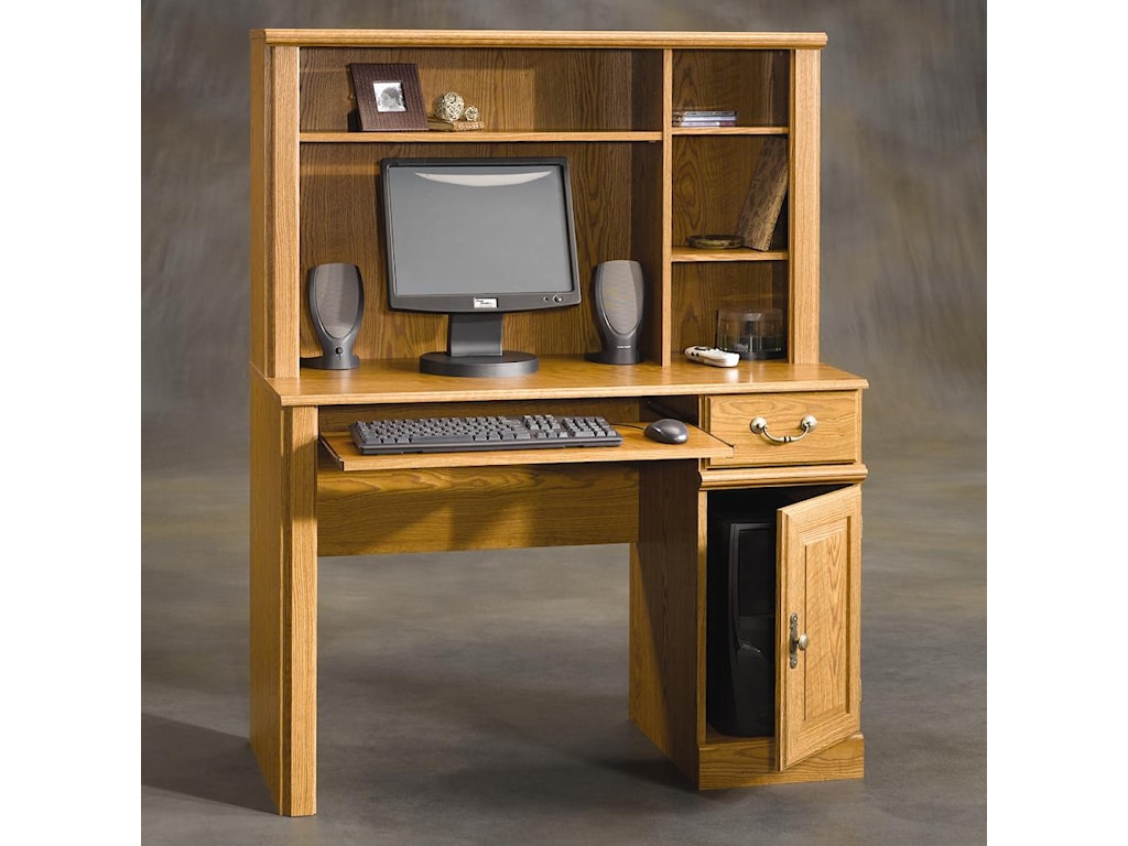 Sauder Orchard Hills 401353 Computer Desk And Hutch Becker