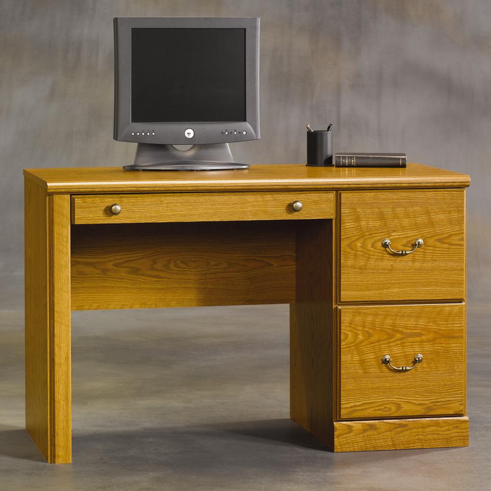 Sauder Orchard Hills 402174 Single Pedestal Computer Desk Becker