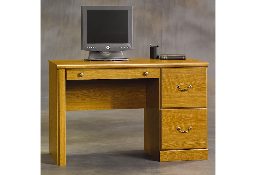 Sauder Orchard Hills 402174 Single Pedestal Computer Desk