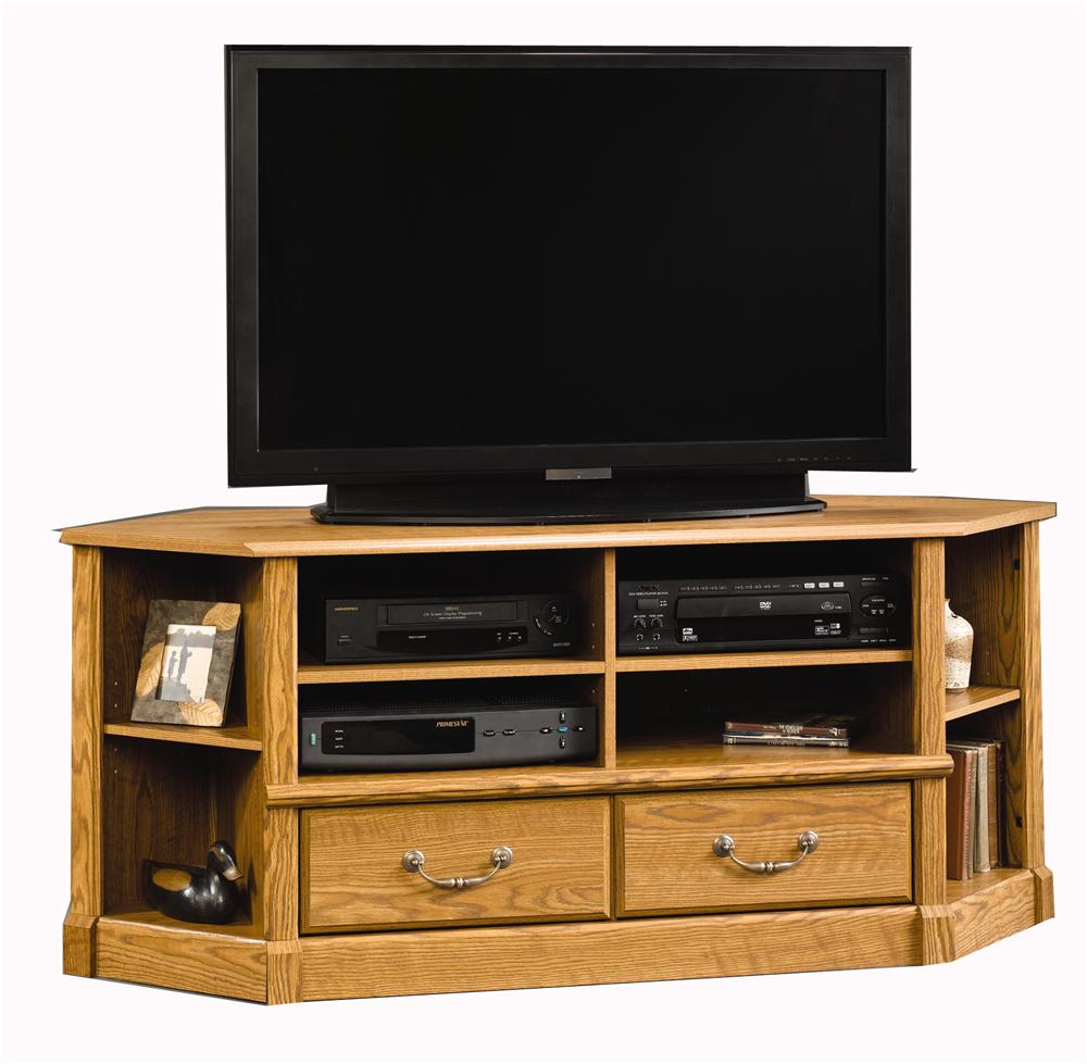 Sauder Orchard Hills 403818 Corner Entertainment Credenza Becker