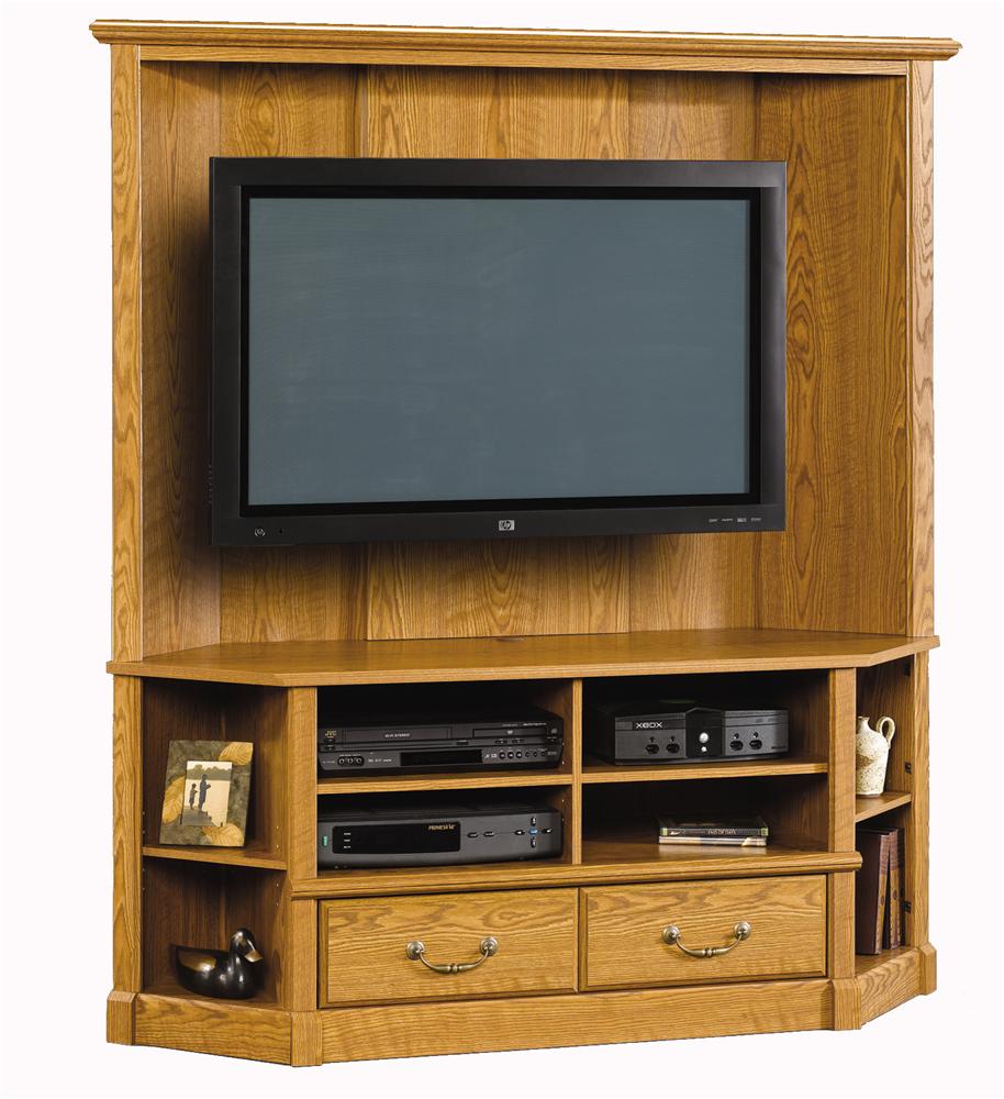 Sauder Orchard Hills 403818 Corner Entertainment Credenza Becker